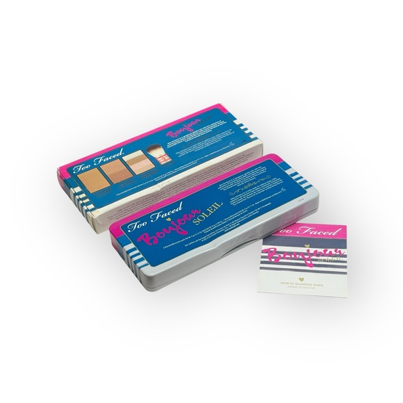 Deadstock: new Too Faced ㋛ Bonjour Soleil Bronzer Wardrobe Palette ㋛ Snow Bunny - Picture 13 of 16